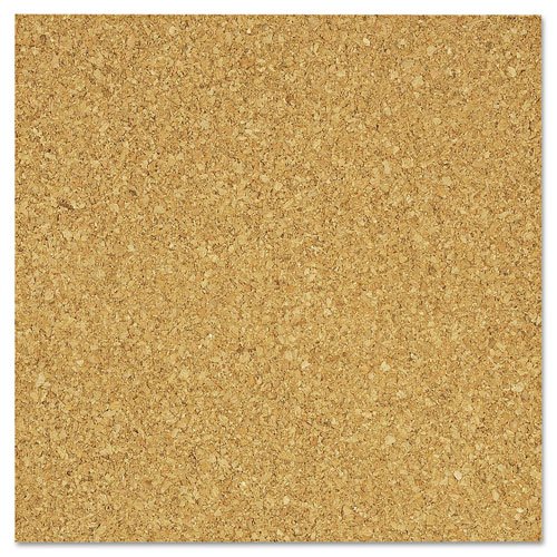 The Board Dudes Light Cork Tiles, 12 x 12, 4/Pack