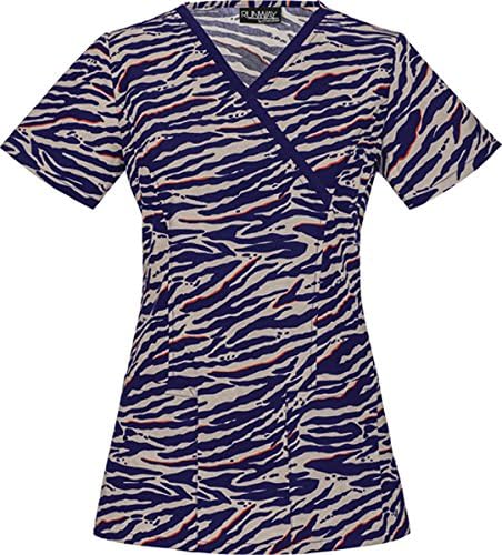 Runway 3652 Women's Mock Wrap Top Just A Wild Ago Khaki Medium