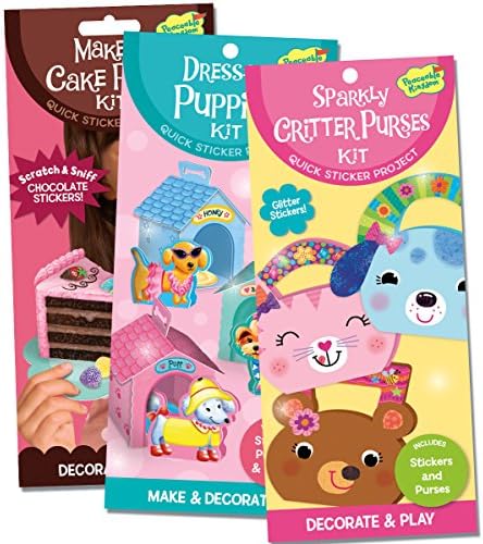 Peaceable Kingdom / Girl Fun Quick Sticker Kit Party Pack