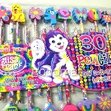 lisa frank リサフランク　消しゴム&鉛筆セット　30本