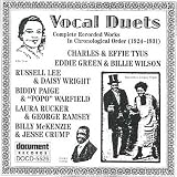 Review Various Artists  / Vocal Duets 1924-1931
