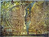 Editions Ricordi 5901N32032- Artstones ""TRUSCHET MAP OF PARIS"" NEW 2010 1500 Teile Puzzle