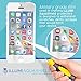 AquaShield X0016HBB4V Apple Aquashield Full Coverage Back and Front Screen Protector for iPad Pro HD Clear Anti-Bubble Film, 2 Piece