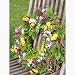 Kranz m. Sommer-Blumen Bl�tenkranz T�rkranz 40cm
