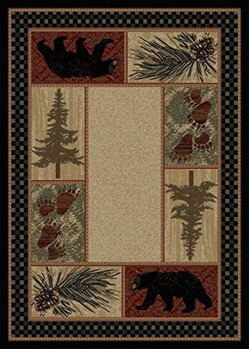Mayberry Southwestern/Lodge Rectangle Area Rug 2'x8' Multi Color-Beige American Destination Collection