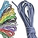 DailyShoes Women's Round Waxed Shoelaces (Ten Pair) (Great for Men's Shoes)