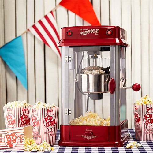 Sunbeam FPSBPP7310000 TheatreStyle Popcorn Maker, Red Home Garden