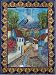 Mexican ceramic tile mural - hand painted art