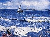 Vincent Van Gogh - Paesaggio Marino Poster Kunstdruck (80 x 60cm)