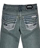 Akademiks Toddler Boys Medium Wash Blue Straight Fit Jeans