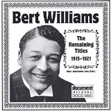 Bert Williams 1915-1921