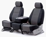 Coverking Custom Seat Covers Yes Essentials (R) Steel / Black Best fitted for 2006 to 2008 Corvette
