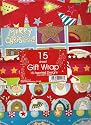30 Sheets of Christmas Wrapping Paper - Cute and Traditional  70cm x 50 cms