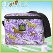 Purple Horse Lover Print Insulated Lunch Box Cooler Bag- NO Lead Lead-Free Lunchbox