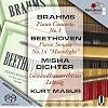 Brahms: Piano Concerto No. 1; Beethoven: Piano Sonata No. 14 'Moonlight' [Hybrid SACD]