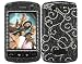 Bling Rhinestone Faceplate Diamond Crystal Hard Skin Case Cover Vine Black for Blackberry Storm 9530