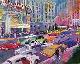 Leroy Neiman Nob Hill Postcard