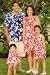 Sarong Dress - Women's Classic Hibiscus Mock Wrap Hawaiian Aloha A Line Side Tie Dress in Royal Blue - XL image 3