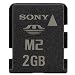 SONY MSA2GU2 2GB Memory Stick Micro inkl USB Adapter