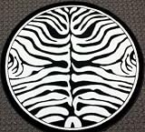 Zebra Black & White Round Rug 4 Ft. X 4 Ft. Royal Design # 238