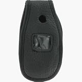 Black Leather Case For LG C2000 Cell Phones, Clip And Wrist Strap Included!