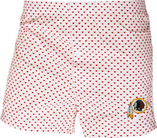 Buy Washington Redskins Heart Boxer Shorts