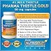 #1 Milk Thistle Extract - Pharma Thistle GOLD, 90 Vegetarian Capsules (Pharmaceutical Grade Liver Support Supplement) # 1 Liver Detox and Cleanse