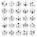 Bundle Monster 25pc Nail Art Nailart Polish Stamping Manicure Plates Image Designs Accessories Kit - 2012 Collection