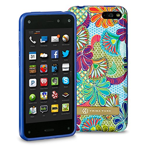 Incipio Trina Turk Hybrid Case for Amazon Fire Phone - Retail Packaging - Blue Paisley