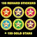 Reward Stickers + Gold Stars (108 Super Star Stickers + 150 Gold Stars (258 Stickers Per Pack) A Super Star Way To Reward Children The Best Looking Guaranteed Quality Or Your Money Back