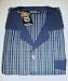 Champion Mens TIE WAIST 100% Cotton Pyjamas PJs Pajamas - Dark OR Sky Blue Striped - 4 Sizes