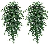 TWO 51" Ivy Artificial Hanging Greenery Bushes, with No Pot,