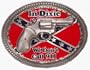 Mens DIXIE '911' FLAG Punk Rock Metal Belt Buckle