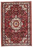 3'4 x 4'9 Handmade Knotted Persian Hamadan Semi-antique Area Rug From Iran/Persia - 47534