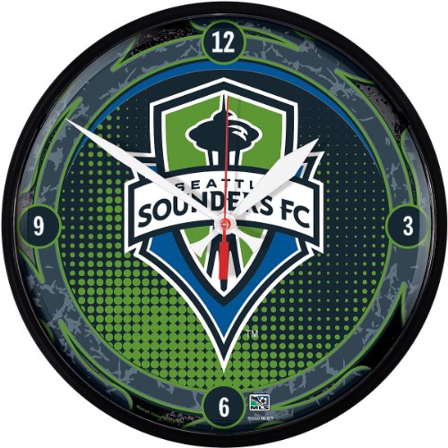 Wincraft Seattle Sounders FC Round Clock Wincraft Seattle Sounders FC Round Clock
