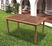 Massiver Gartentisch Edelmix Hartholz 150x90cm