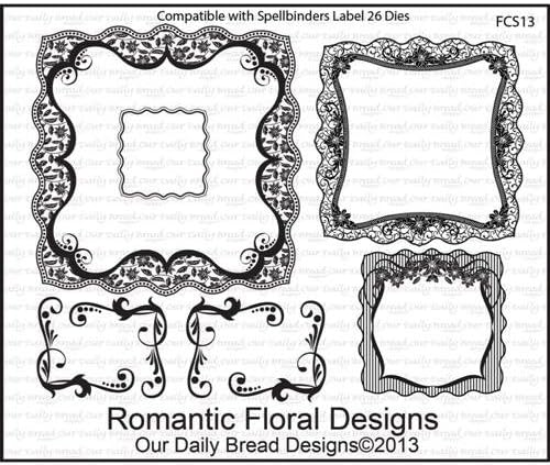Our Daily Bread Cling Stamps - Romantic Floral Designs