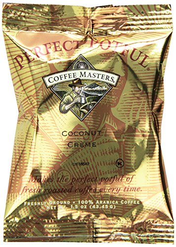 Coffee Masters Perfect Potful Coconut Cr?me, 1.5-Ounce Packets (Pack of 12)