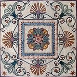 IMAGE OF Handmade Marble Mosaic Stone Art Tile Wall Decor, 32