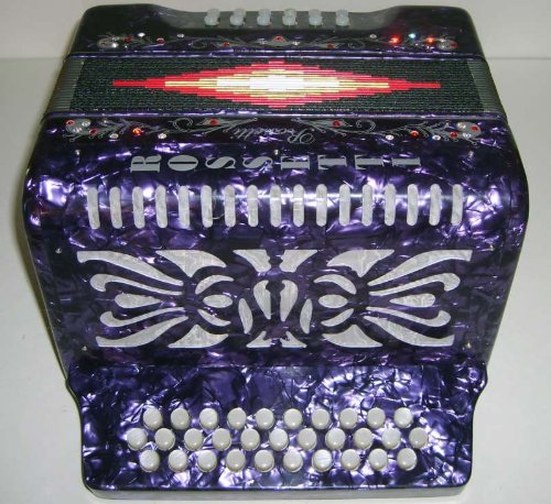 Rossetti 3112 PUR FBE 31 Button Accordion 12 Bass Key of F-B-E PurpleB004YW96DM