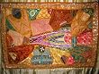 Mothers Day Gift-gold Maroon India Inspired Ethnic Decor Sari Wall Tapestry 60 X 40 Inches