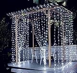 RUICAIKUN 3MX3M 300LEDs クリスマスパーティー、ワードローブ、結婚式、学園祭、ガーデンパーティー、屋内外装飾用、LEDイルミネーション 飾りスター 防水国際基準IP65 LED 