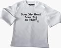 Does My Head Look Big in this? Long Sleeve Baby T-shirt White