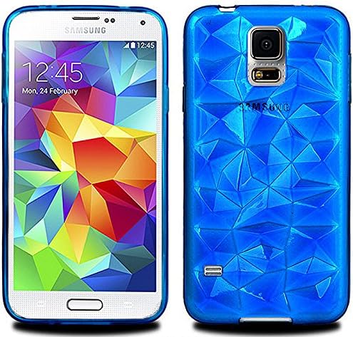 Note4 Case, Samsung Galaxy Note 4 Crystal Jelly , Mobile Soft TPU Case (Blue)
