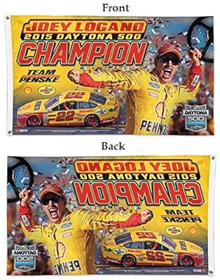 Joey Logano Flag 3x5 NASCAR 2015 Daytona 500 Champion Large Banner Team Penske