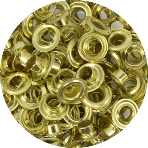 Springfield Leather Company Solid Brass 1/4" Grommets 10 Pack