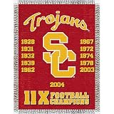 USC Trojans NCAA National Championship Commemorative Woven Tapestry Throw (48x60)