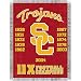 USC Trojans NCAA National Championship Commemorative Woven Tapestry Throw (48x60)
