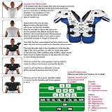 Rawlings Youth Titan Junior Football Shoulder Pads 2XS