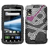 MyBat Motorola Atrix 4G Diamante Protector Cover - Skull